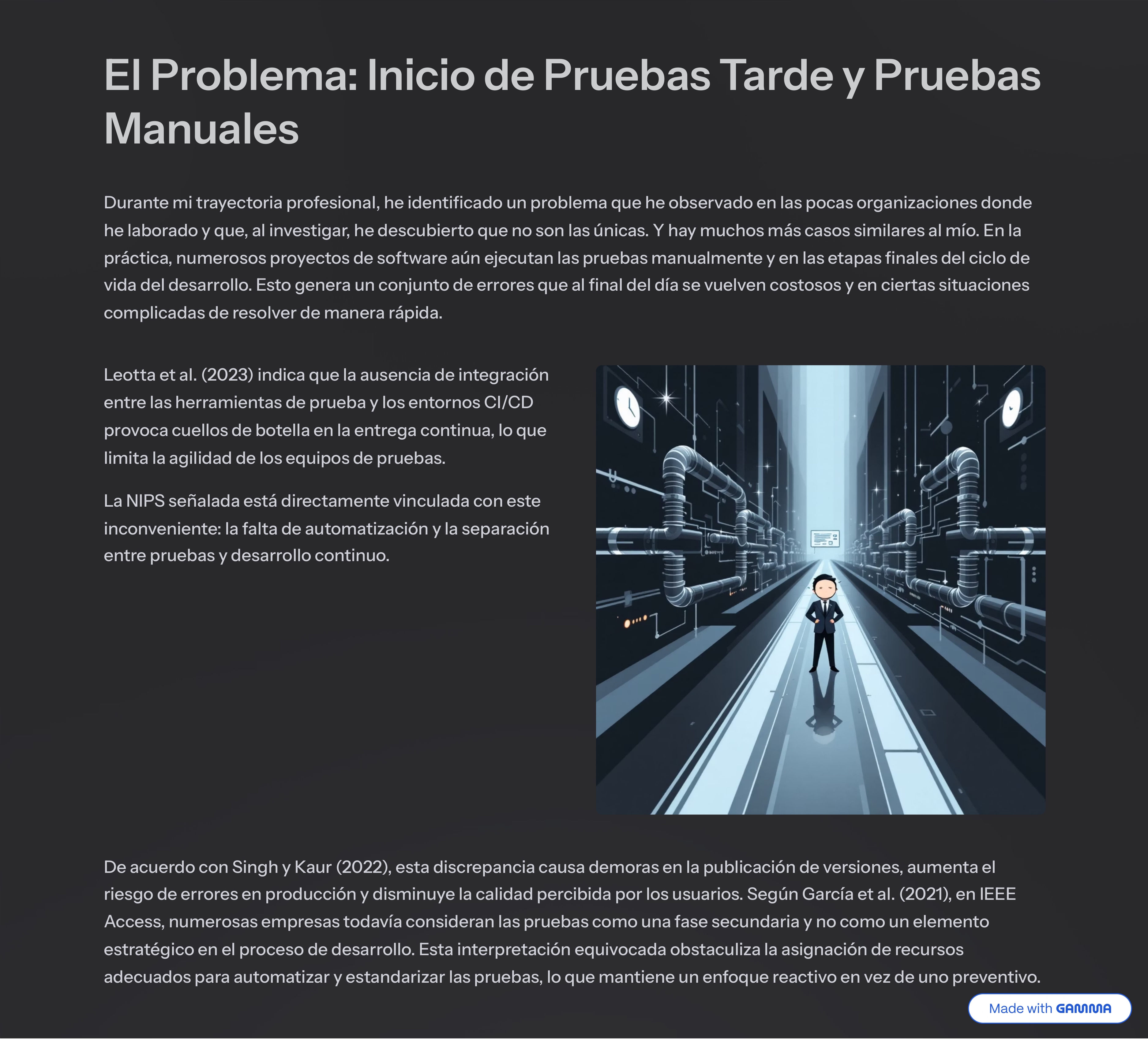 Diapositiva 4 de la presentación del ensayo